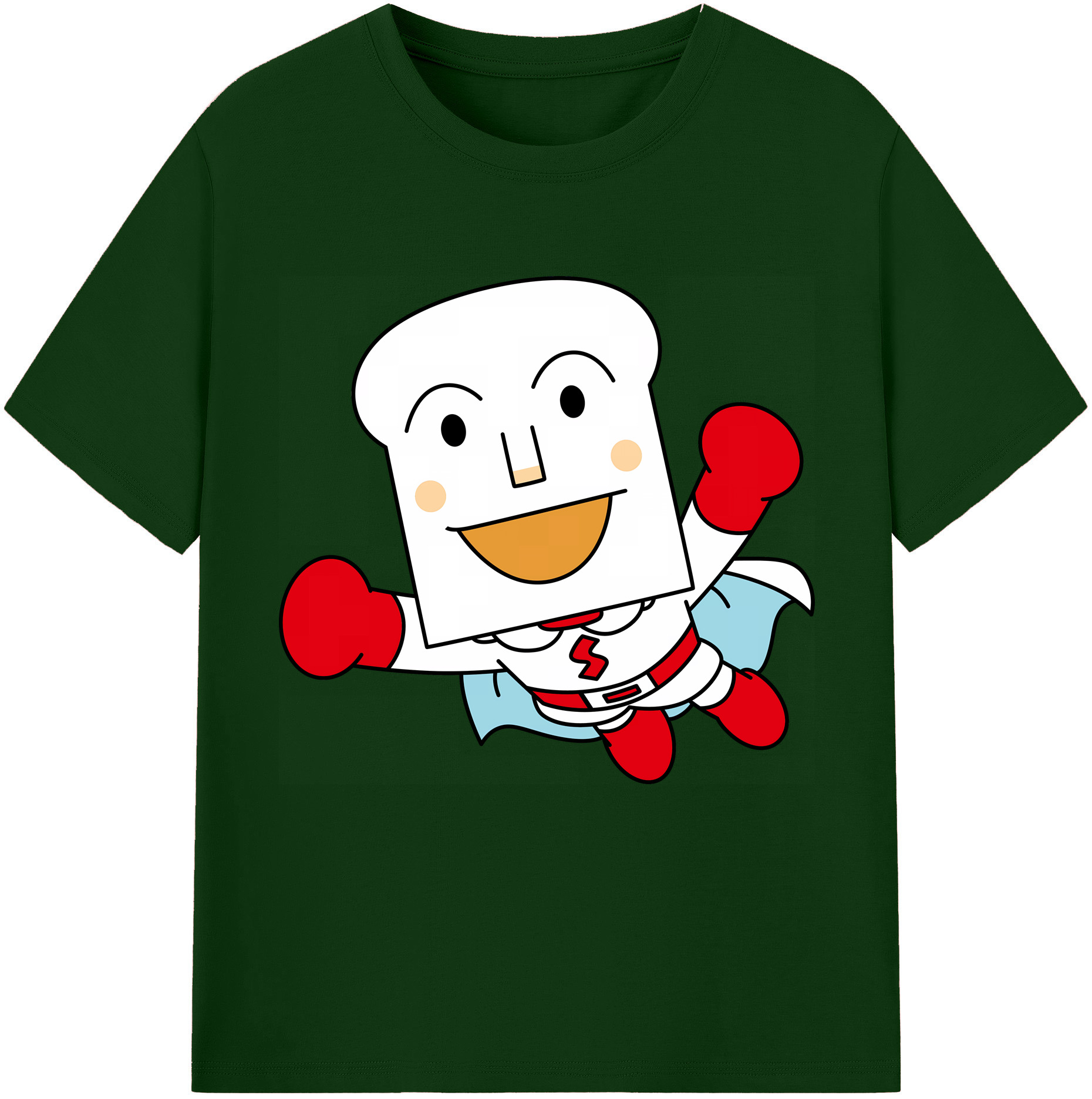 （画像用） アンパンマン Anpanman 綿100％半袖Tシャツ（フロントプリント）